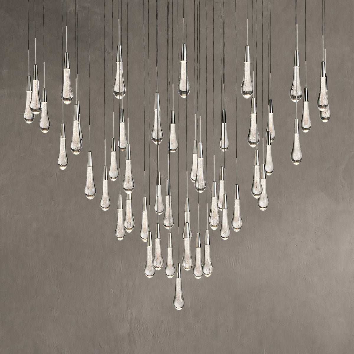 Soltaire Round Chandelier 17" 24" 36“48‘’ 58“