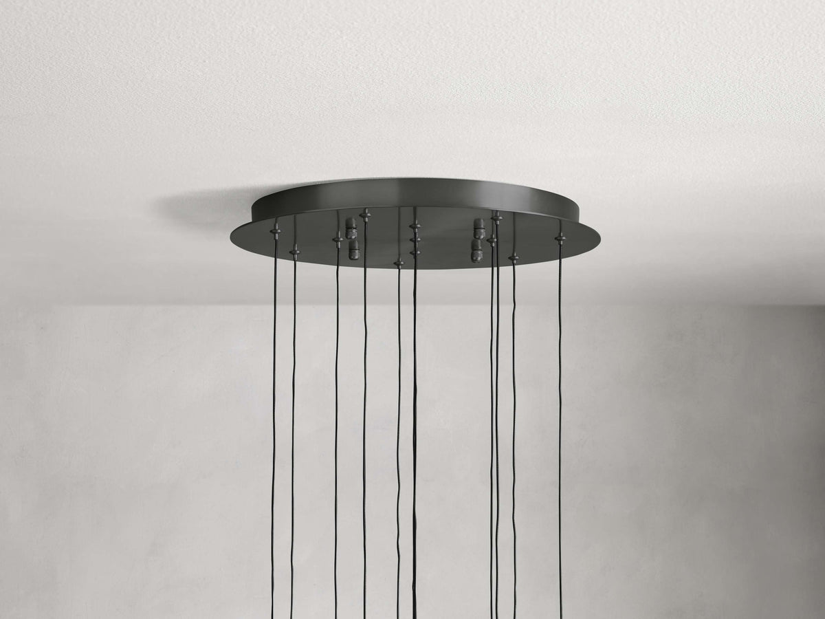 Soltaire Round Chandelier 17" 24" 36“48‘’ 58“