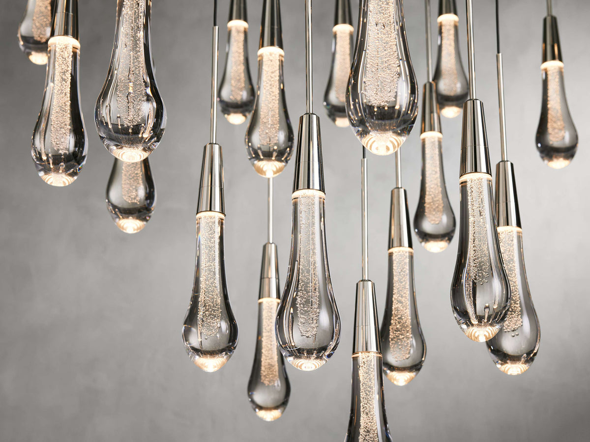 Soltaire Round Chandelier 17" 24" 36“48‘’ 58“