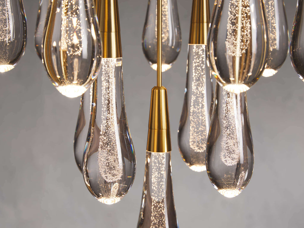 Soltaire Round Chandelier 17" 24" 36“48‘’ 58“