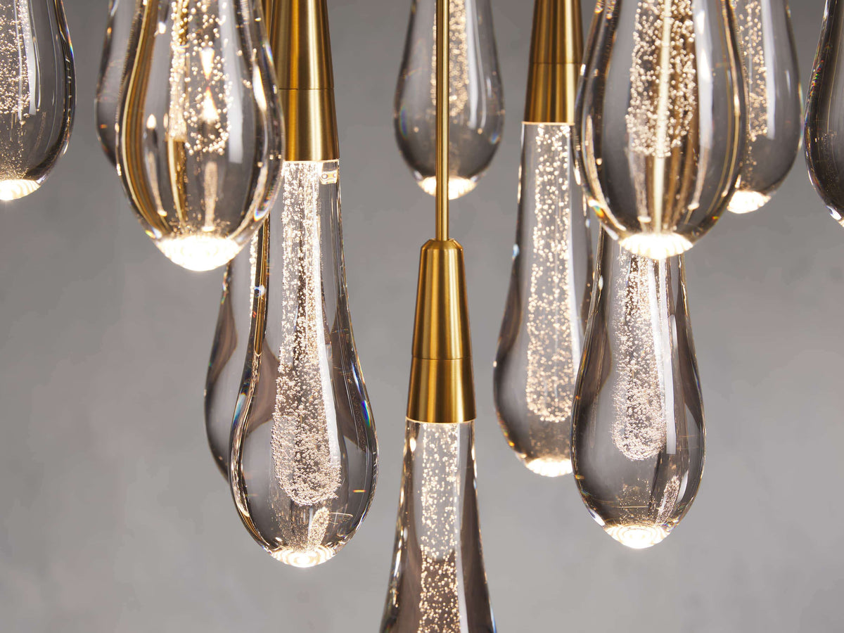 Soltaire Round Chandelier 17" 24" 36“48‘’ 58“