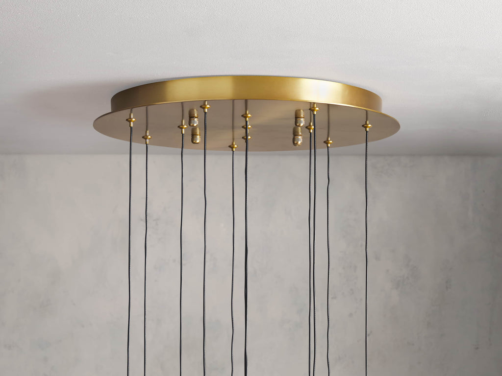 Soltaire Round Chandelier 17" 24" 36“48‘’ 58“