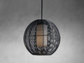 Cohen Globe Wicker Outdoor Pendant 20''D