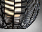 Cohen Globe Wicker Outdoor Pendant 20''D
