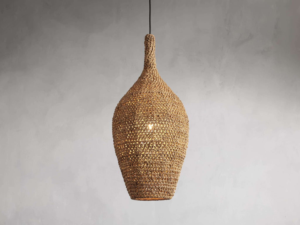 Canela Natural Rope 13" Pendant