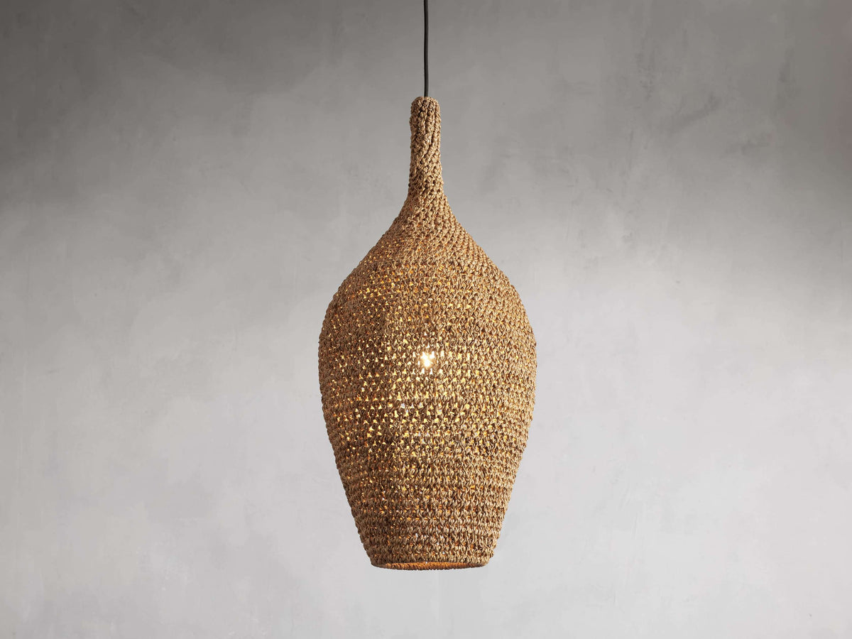 Canela Natural Rope 13" Pendant
