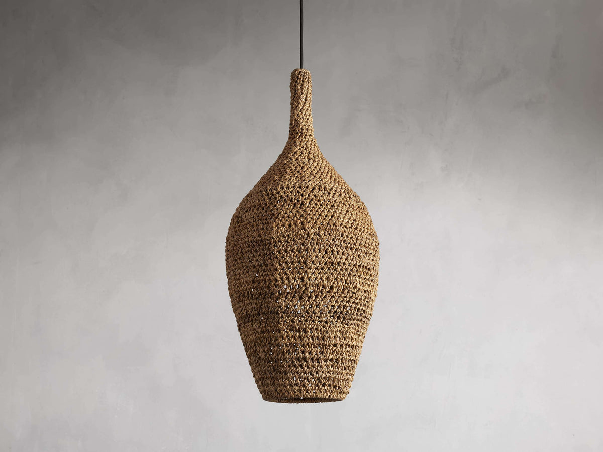Canela Natural Rope 13" Pendant