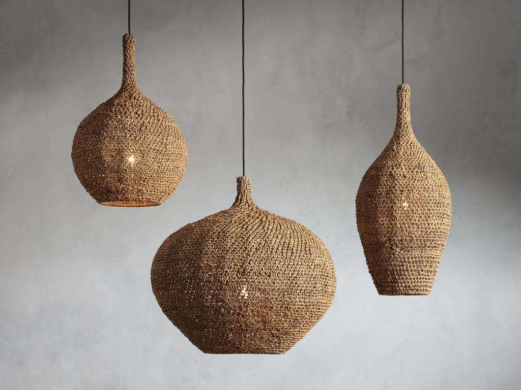 Canela Natural Rope 26" Pendant
