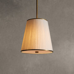 Pleated White