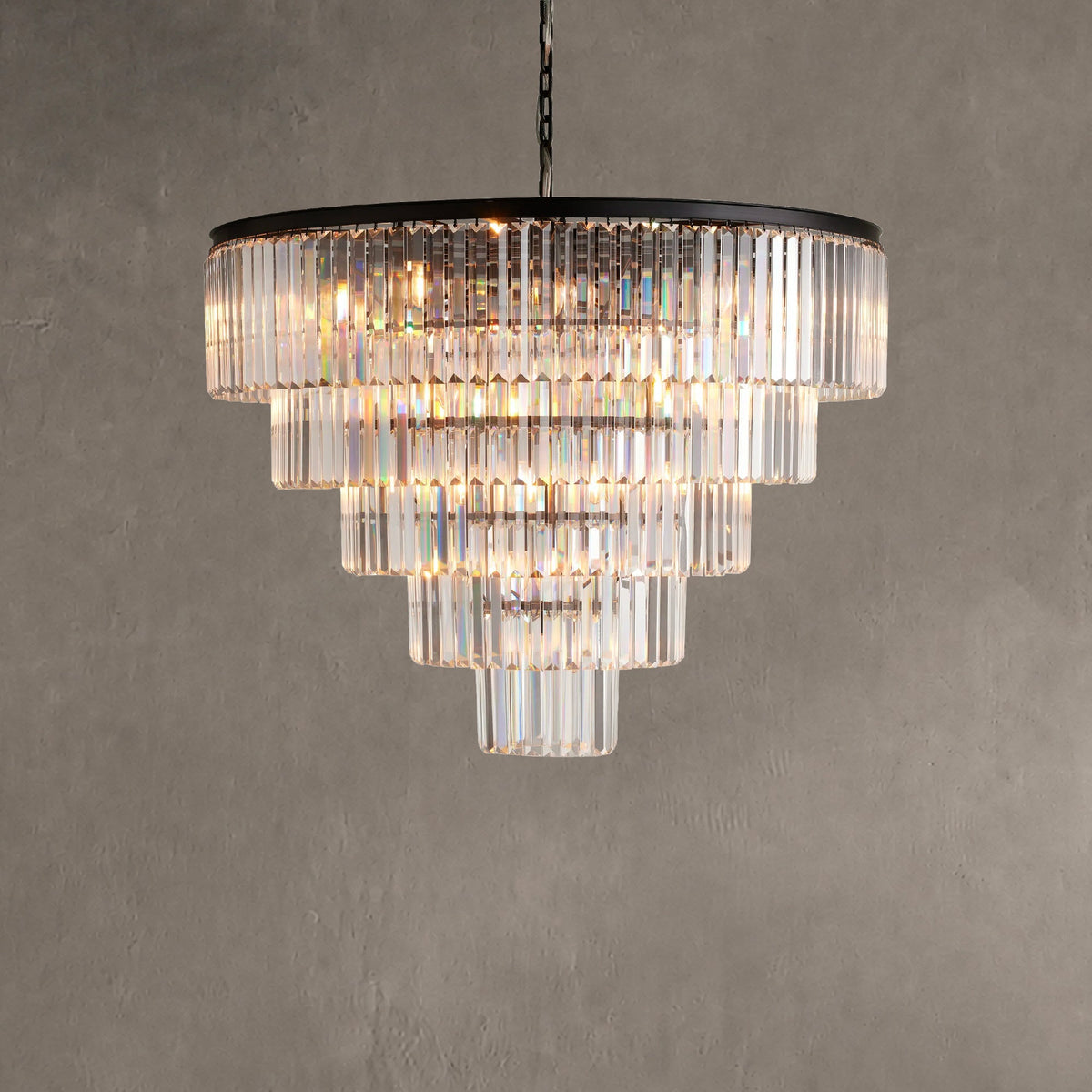 Leyland Tiered Round Chandelier