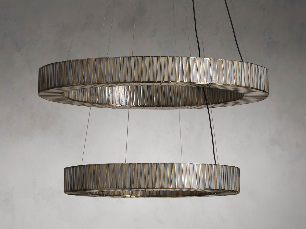 Jeunet 2-Tier Round Chandelier