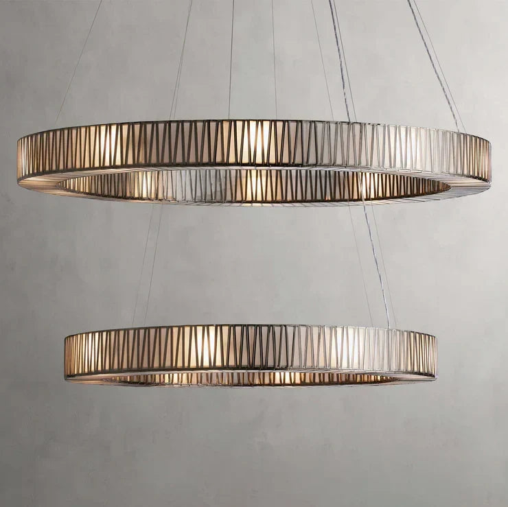 Jeunet 2-Tier Round Chandelier