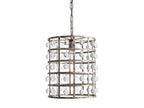La Cage 12" Pendant in Silver Clay