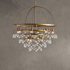 Aubrey Crystal Ball Round Chandelier 5 Light / 8 Light
