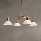 Theron Glass Round Chandelier 30'' 52''