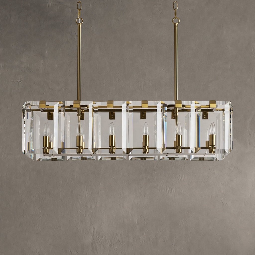 Amaya Rectangular Chandelier 12/16 Light