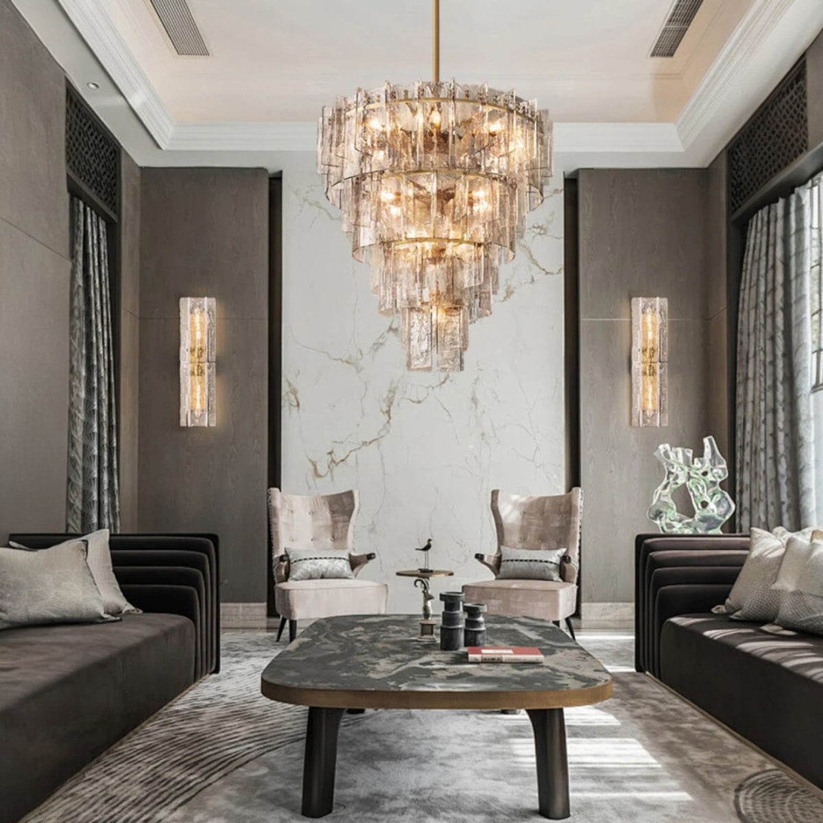 Loxen Tiered Round Chandelier
