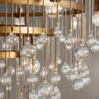 Aubrey Crystal Ball Round Chandelier 5 Light / 8 Light