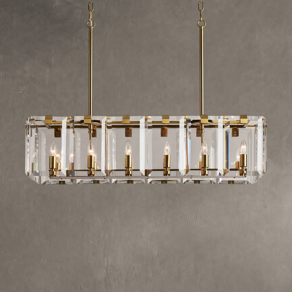 Amaya Rectangular Chandelier 12/16 Light