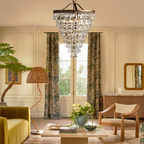Anabella Round Chandelier 17''23''H