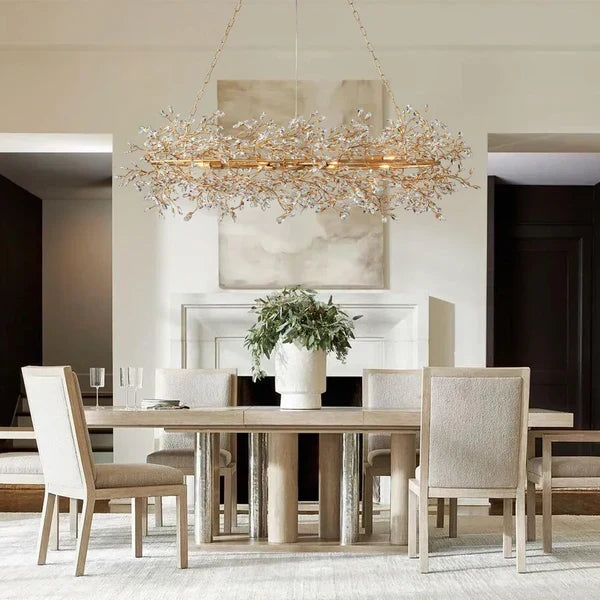Fiore Oval Chandelier 62''74''