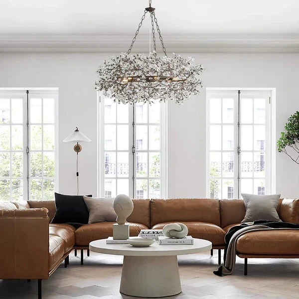 Fiore Crown Chandelier 39" 48" 60"