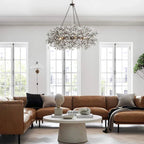 Fiore Crown Chandelier 39" 48" 60"