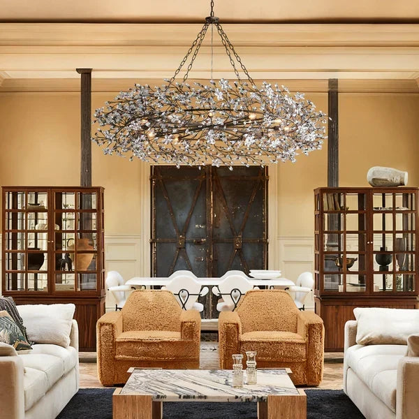 Fiore Crown Chandelier 39" 48" 60"
