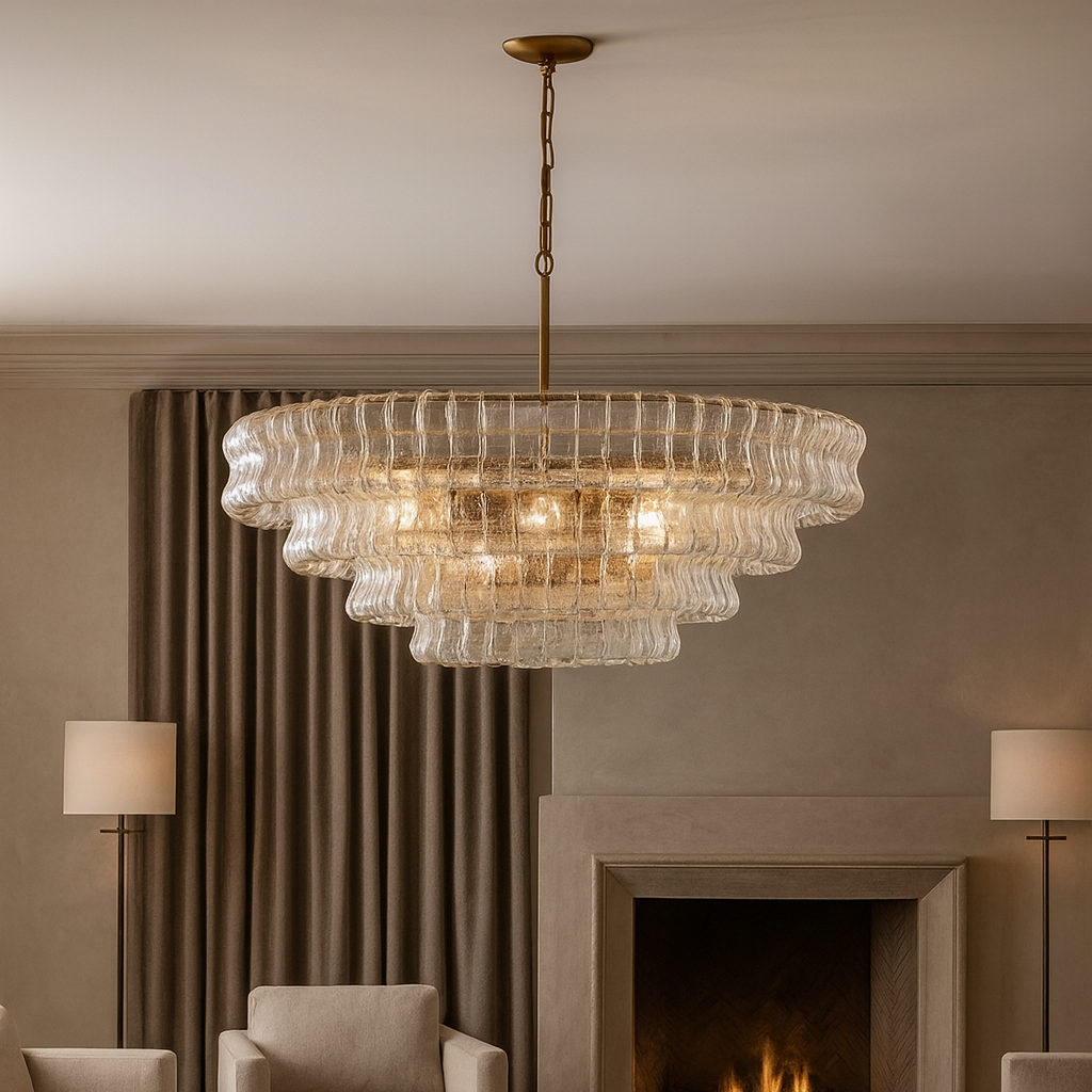 Ghiaccio Round Chandelier