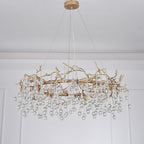 Avril Round Small Water Drop Chandelier