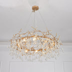 Avril Round Small Water Drop Chandelier