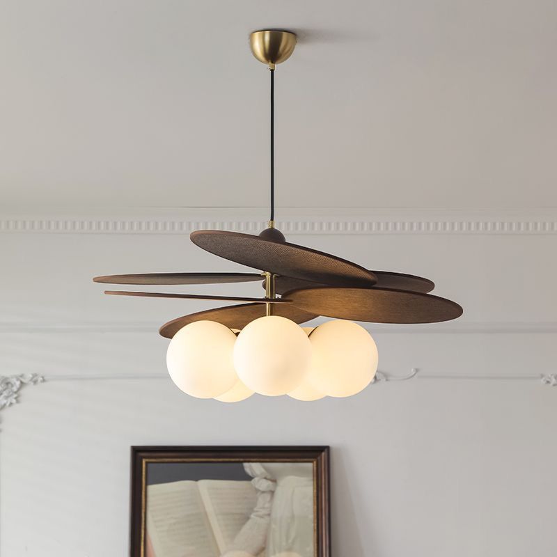 French Flower Chandelier Pendant Light