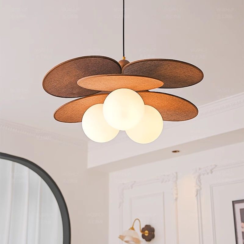 French Flower Chandelier Pendant Light