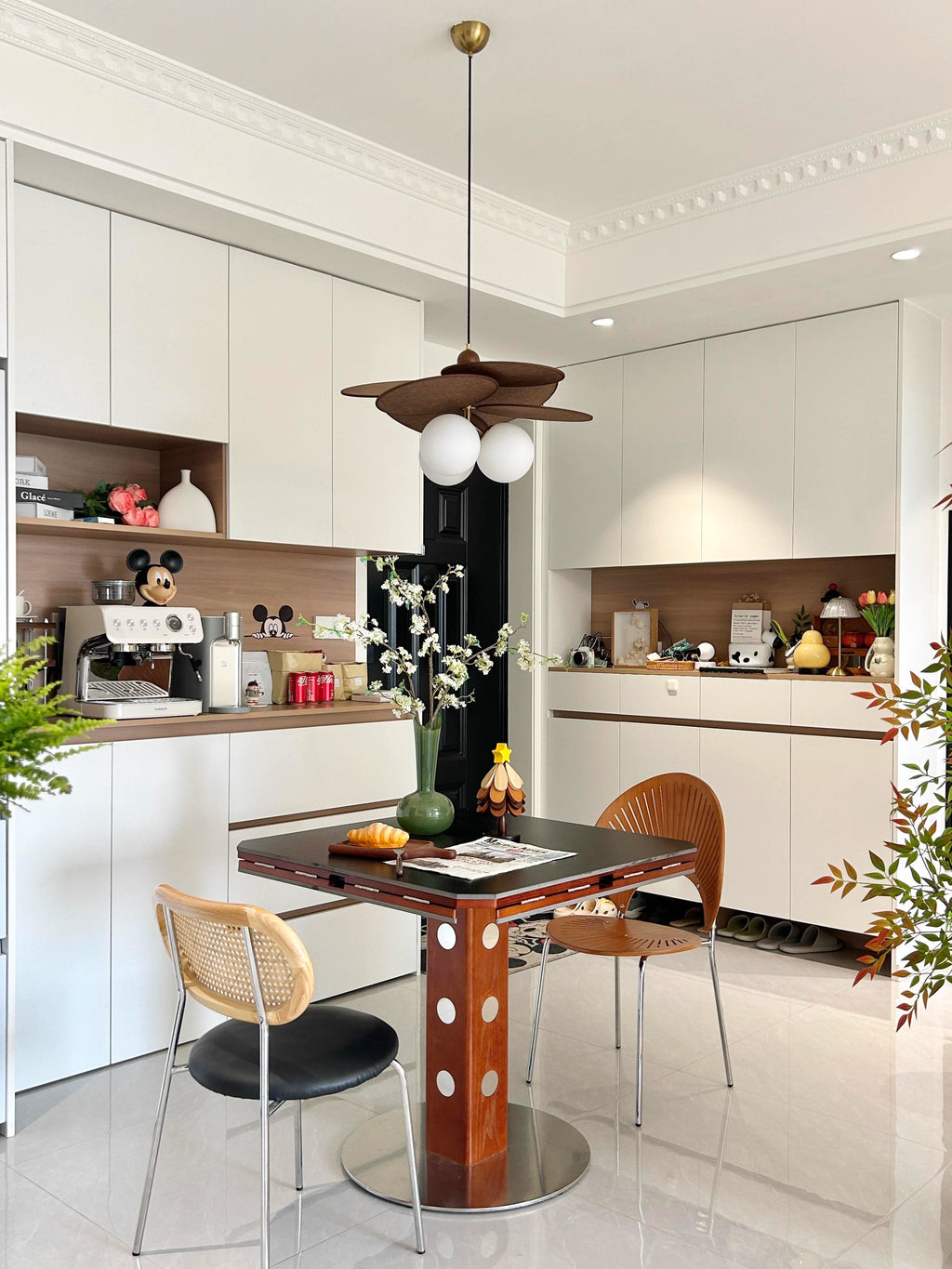 French Flower Chandelier Pendant Light
