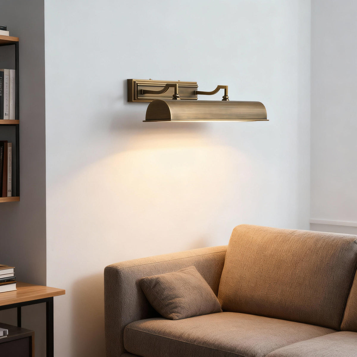 Gold Adjustable LED Picture Light