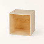 Modular Light Wood Storage Cube