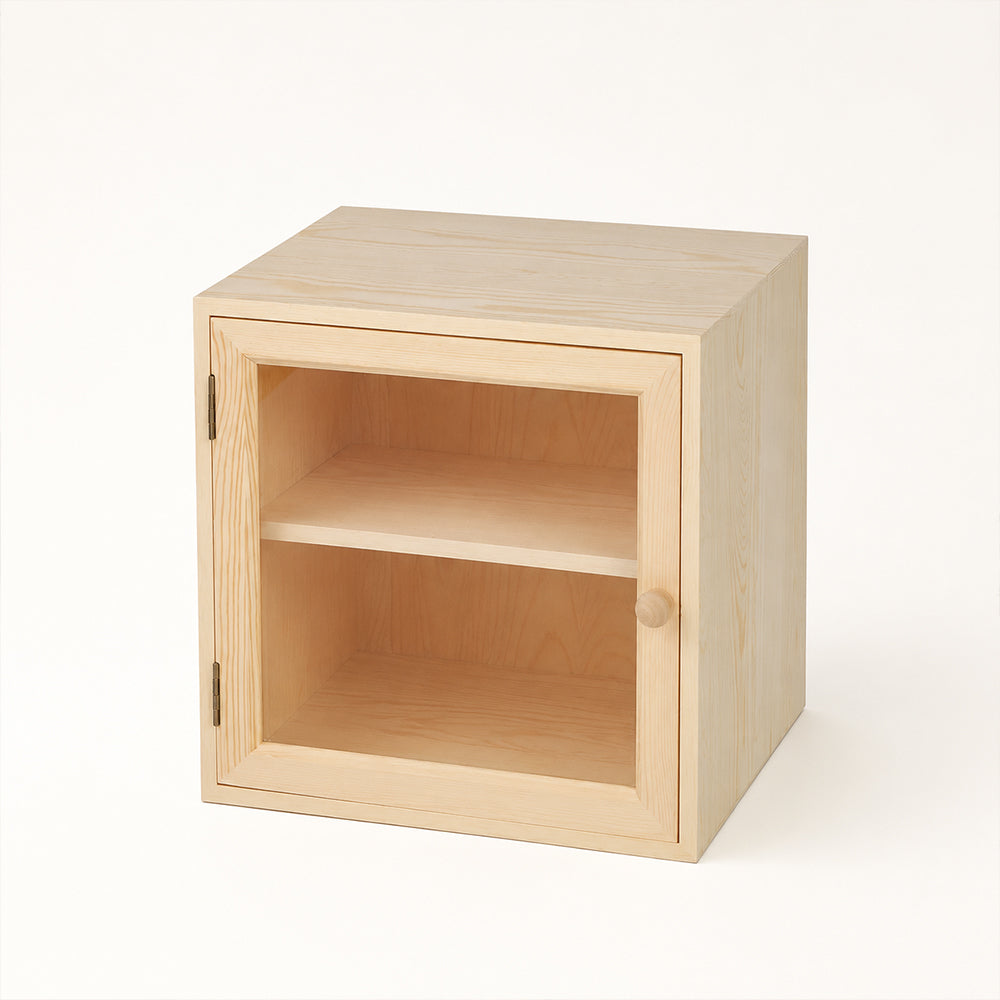 Modular Light Wood Storage Cube