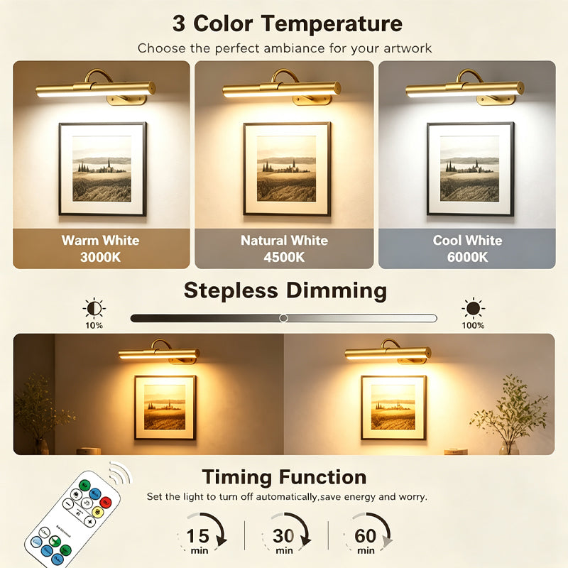 360° Adjustable Magnetic LED Picture Light