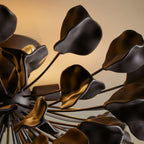 Organic Ceramic Petal Flush Mount Ceiling Light