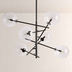 Modern Roscoe Glass Ball Chandelier