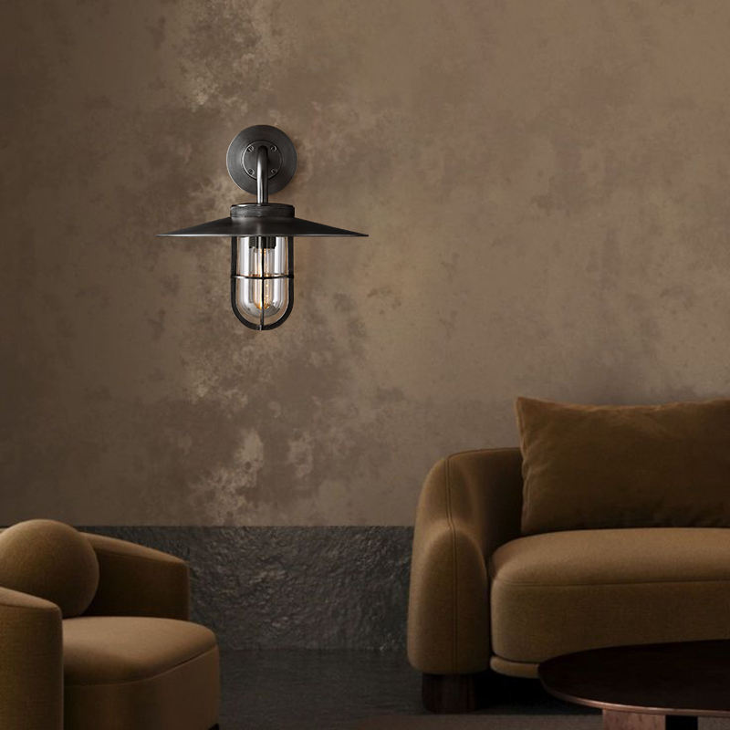 Solid Brass Outdoor Wall Lantern Sconce