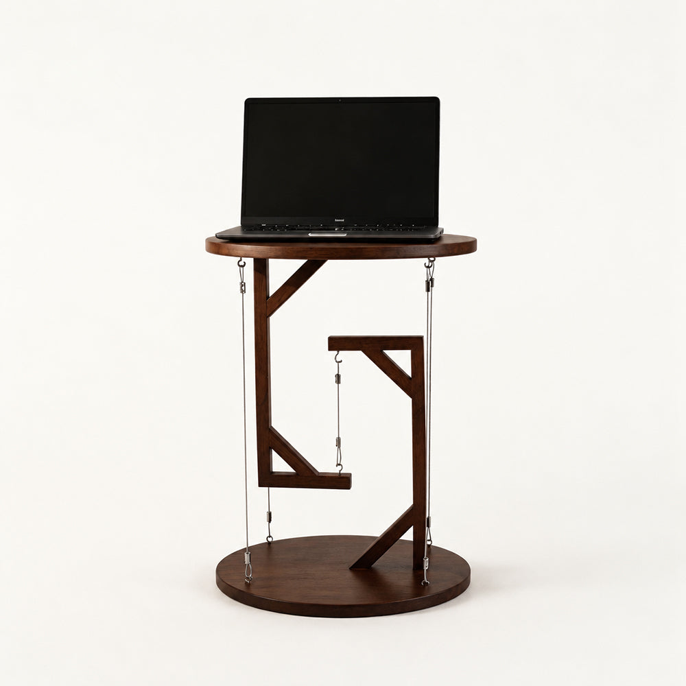 Floating Tension-Cable End Table