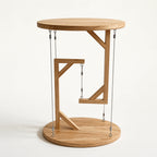 Floating Tension-Cable End Table