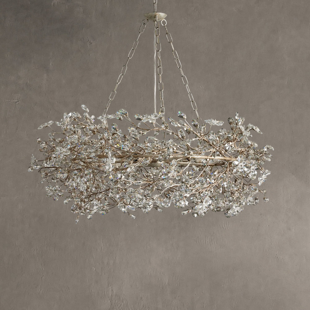 Fiore Crown Chandelier 39" 48" 60"