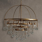 Aubrey Modern Crystal Ball 4 Tier Chandelier