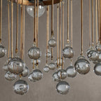 Aubrey Modern Crystal Ball Pendant Light