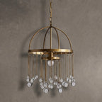 Aubrey Modern Crystal Ball Pendant Light