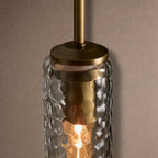 Colleena Hammered Glass Pendant