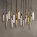 Colleena Linear Fluted Glass Chandelier