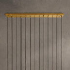 Colleena Linear Fluted Glass Chandelier